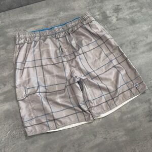Vintage VTG Y2K 2000's 00's Quiksilver Plaid Cargo Baggy Relax Fit Wide Short's